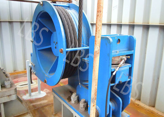 30Ton Double Drum Electric Wire Rope Winch Machine With Spooling Device
